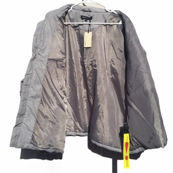 Capsule puffer jacket grey coat size 24 NWT ladies - Picture 3 of 6